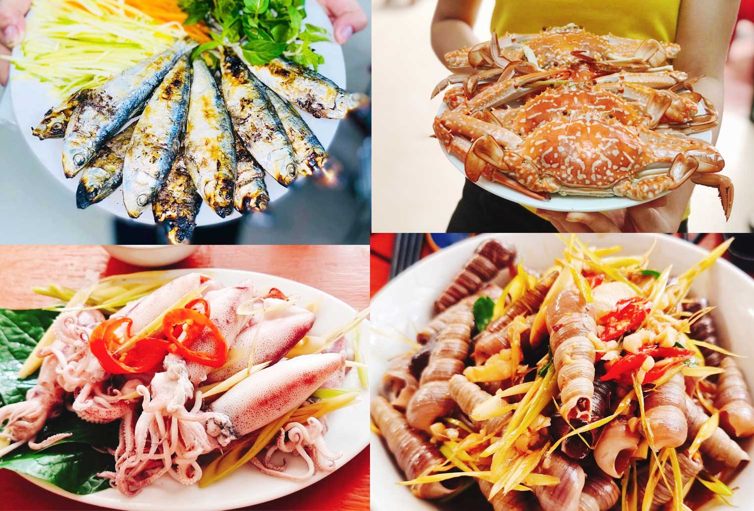 Quán ăn ở nhóm đông người ở Cửa Lò