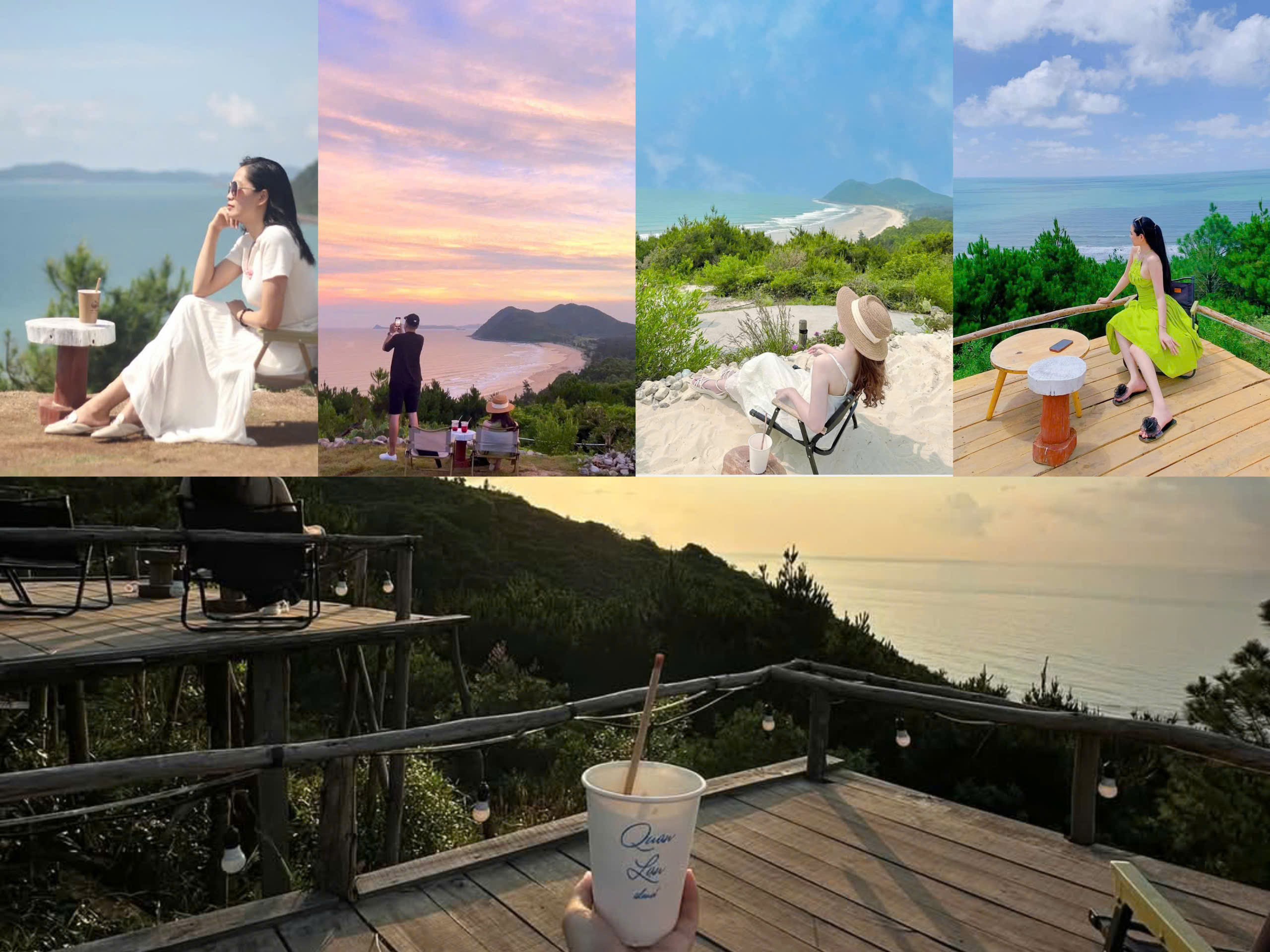 Quán cafe đẹp trên đảo Quan Lạn