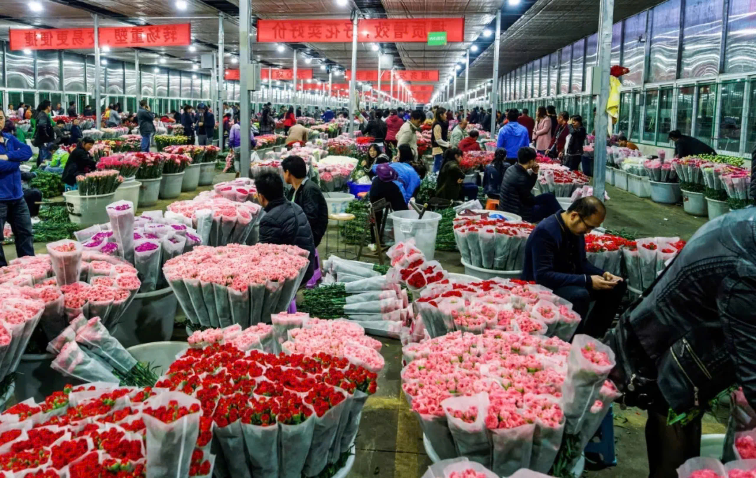 Chợ hoa Đấu Nam Côn Minh