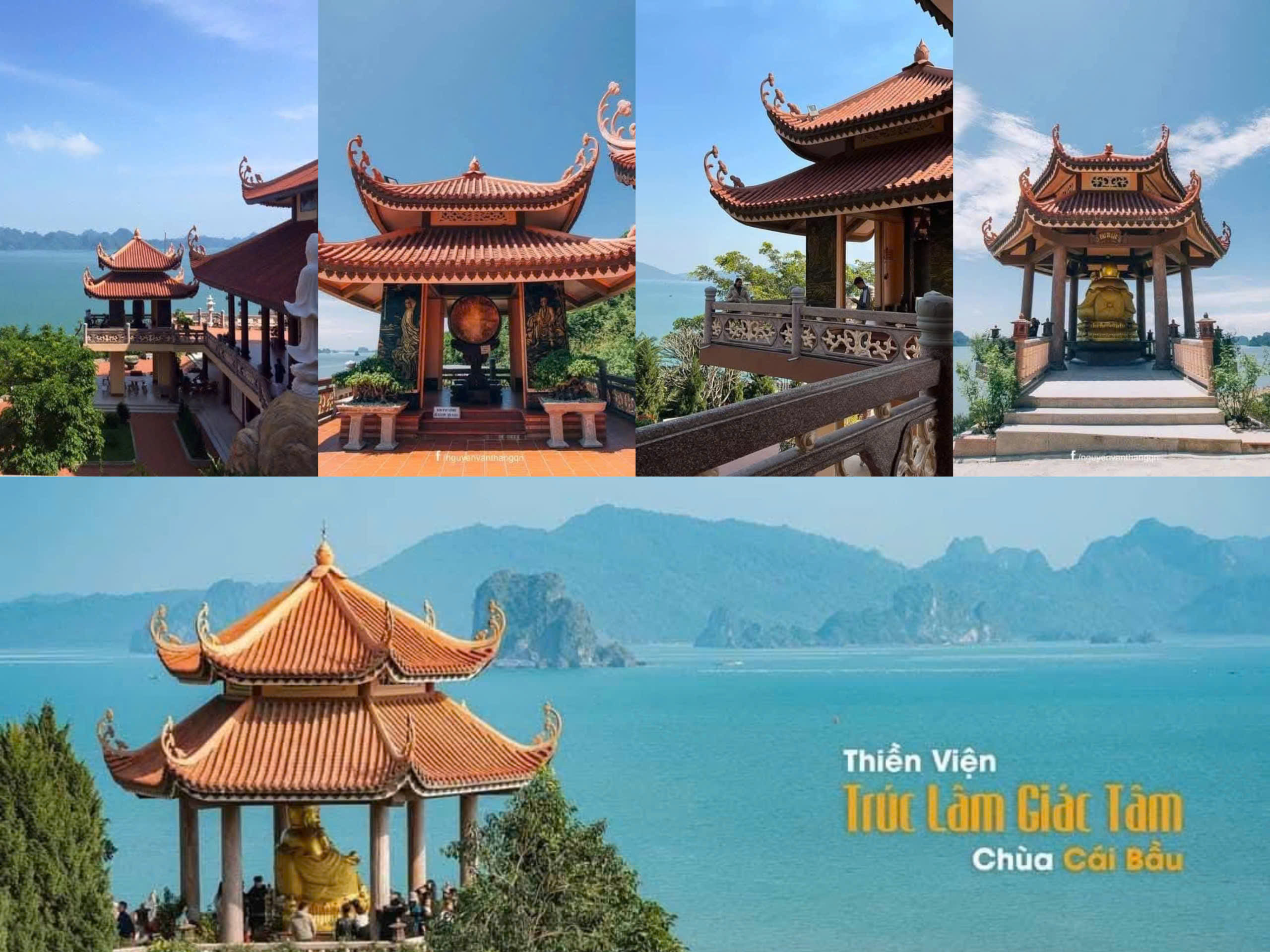 Địa điểm du lịch Vân Đồn, Quảng Ninh nổi tiếng - Chùa Cái Bầu