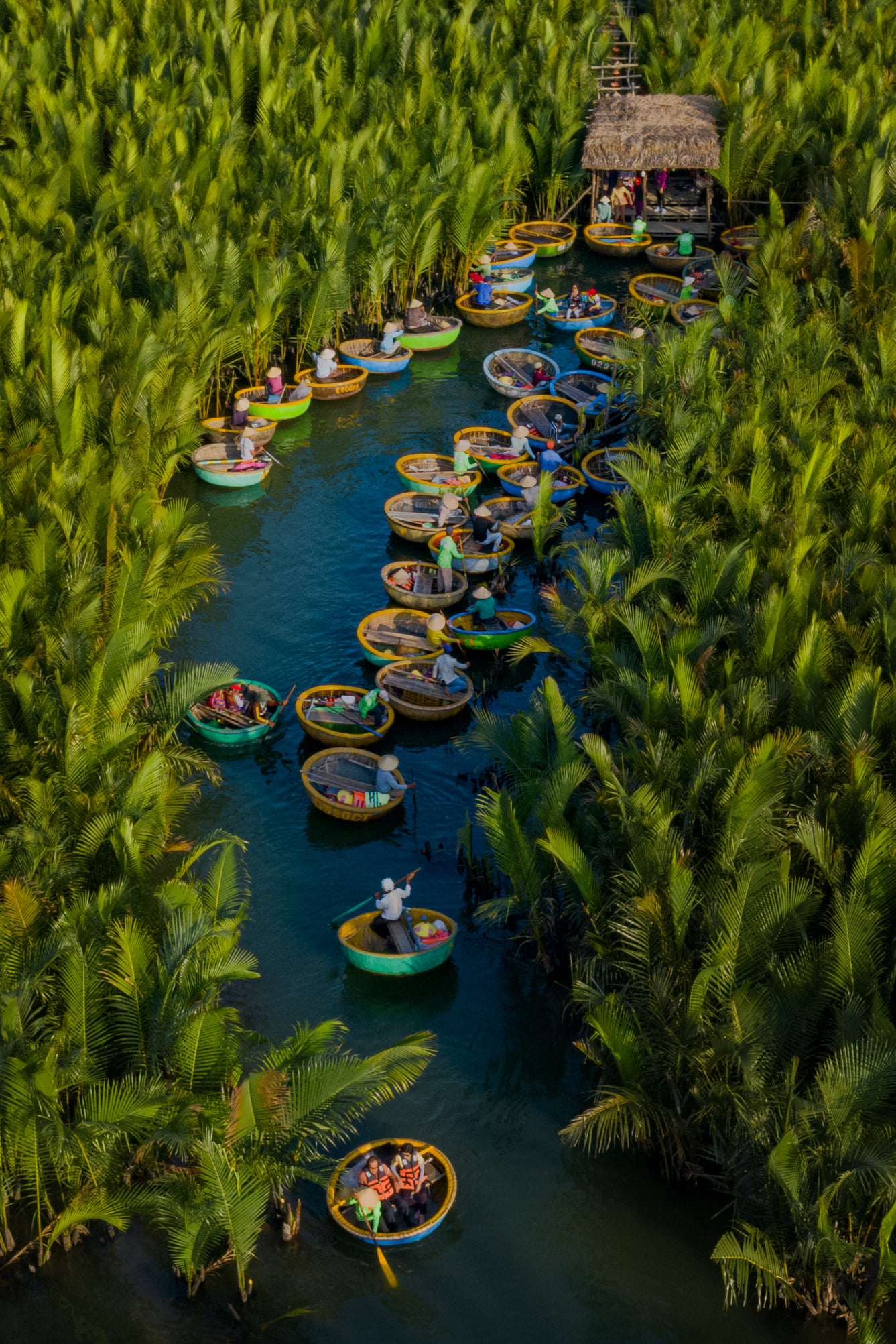Tour thuyền thúng Rừng Dừa Bảy Mẫu Hội An