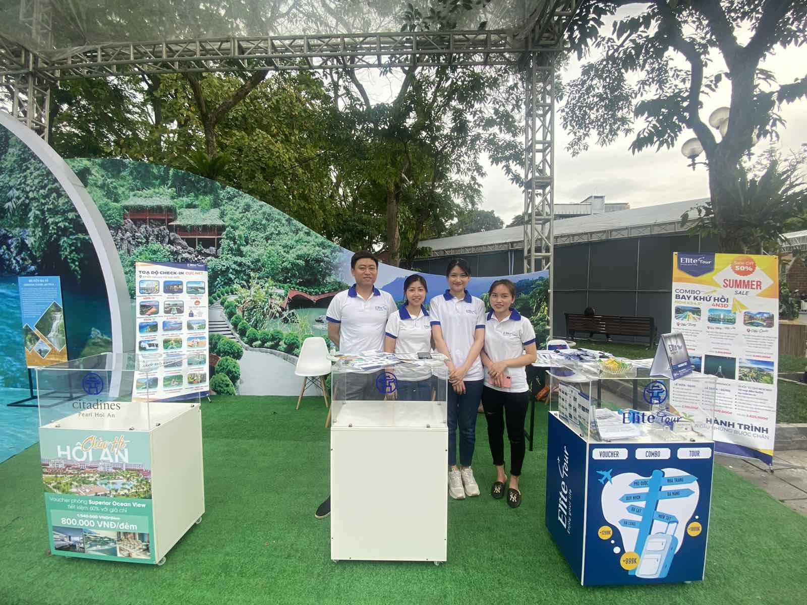 Công ty du lịch Elite Tour tại hội chợ du lịch 2021