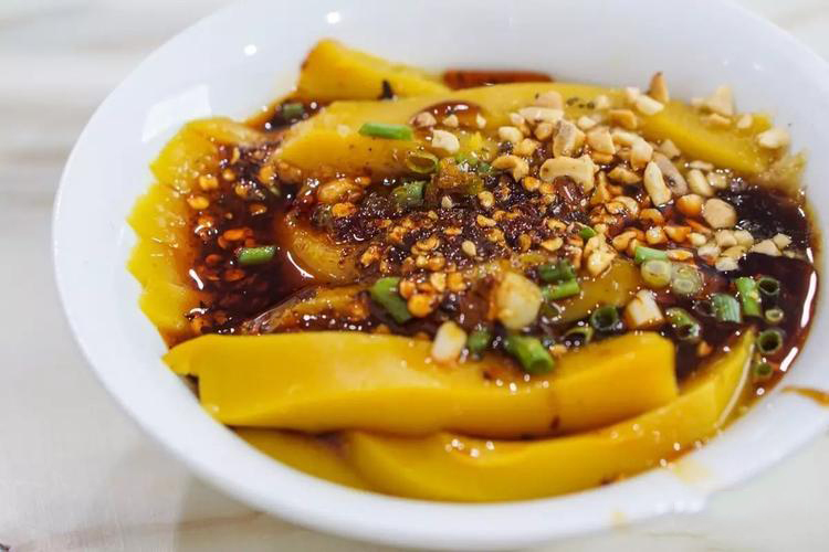 Thạch vàng Ganzi - Món ngon Tây Tạng