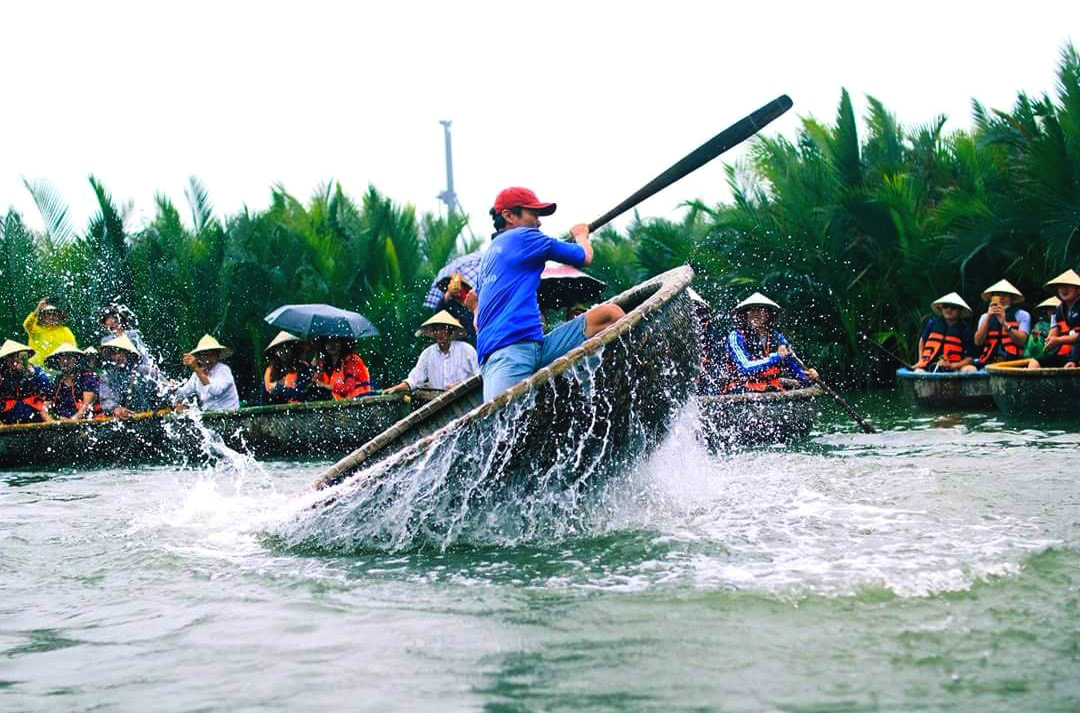 múa thúng du lịch Rừng dừa Bảy Mẫu 