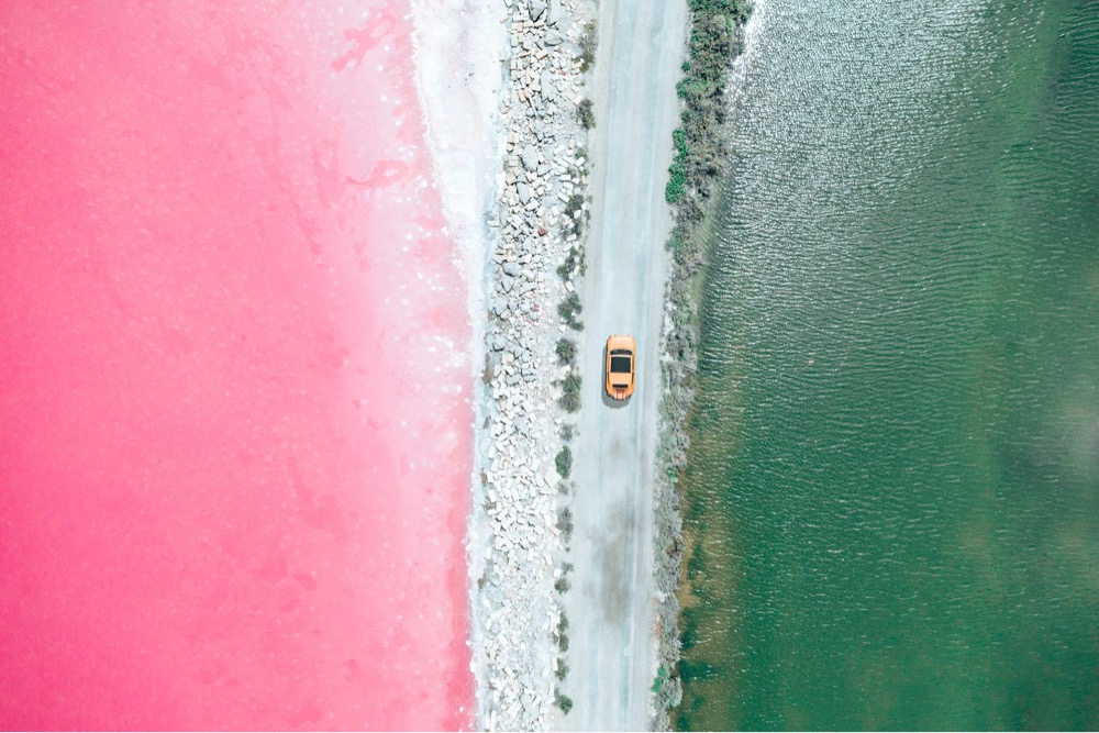 Hồ muối hồng Camargue, Pháp