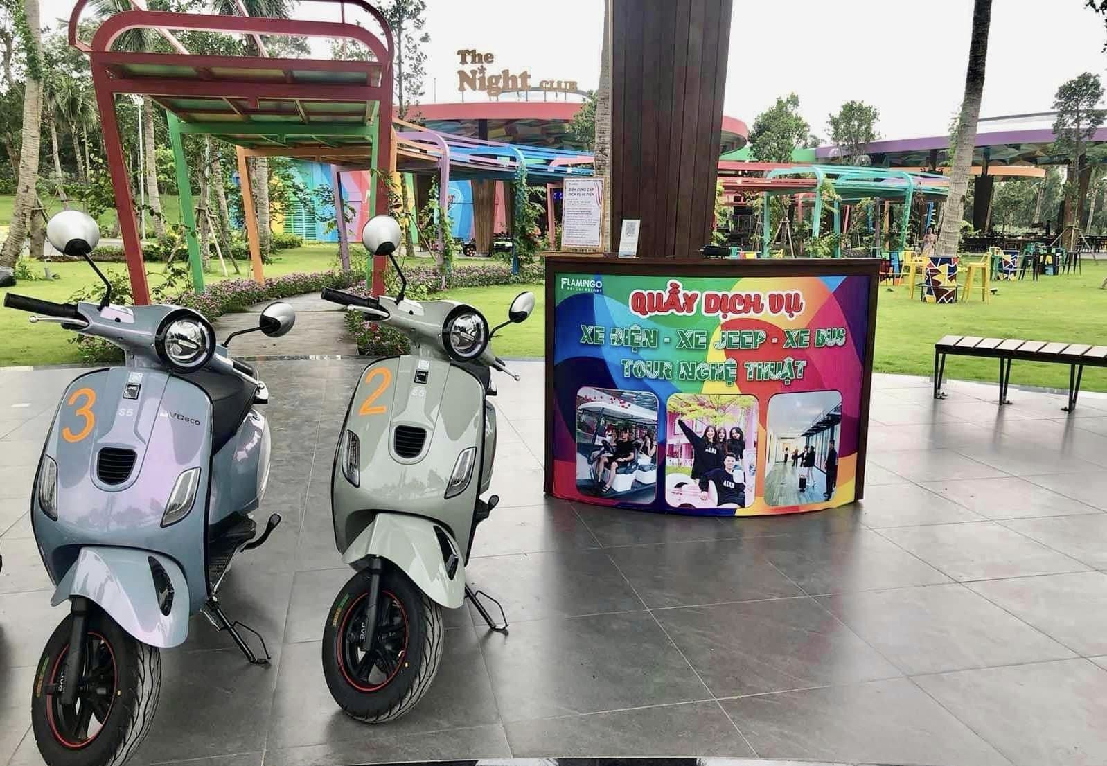 Dịch vụ cho thuê xe điện tự lái tại Flamingo Đại Lải