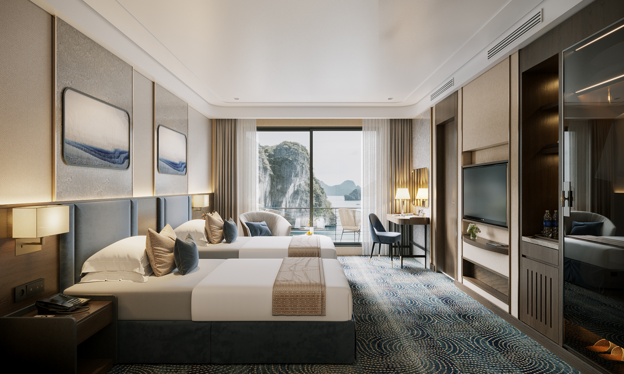 Hình ảnh phòng du thuyền Calista Halong Cruise 02