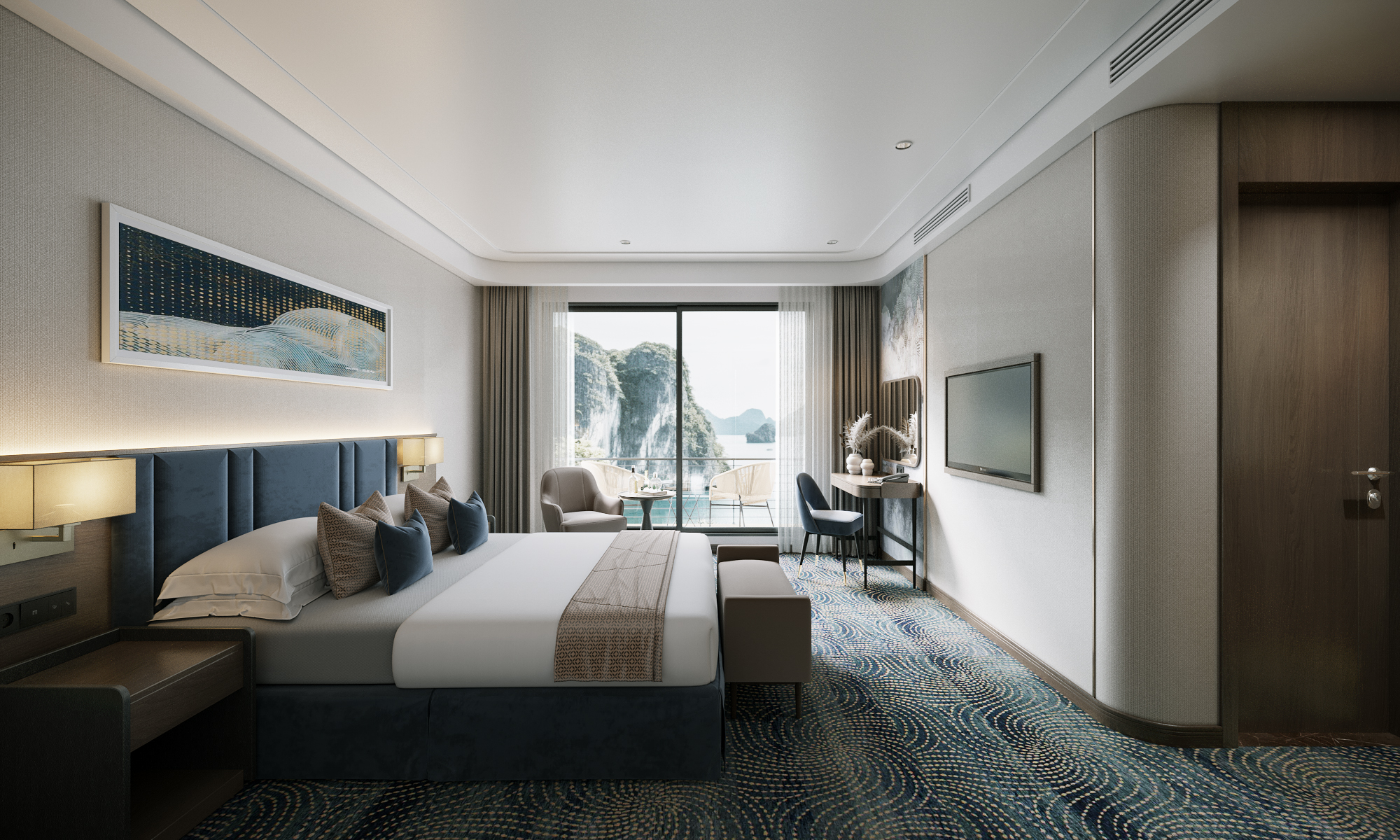 Hình ảnh phòng du thuyền Calista Halong Cruise