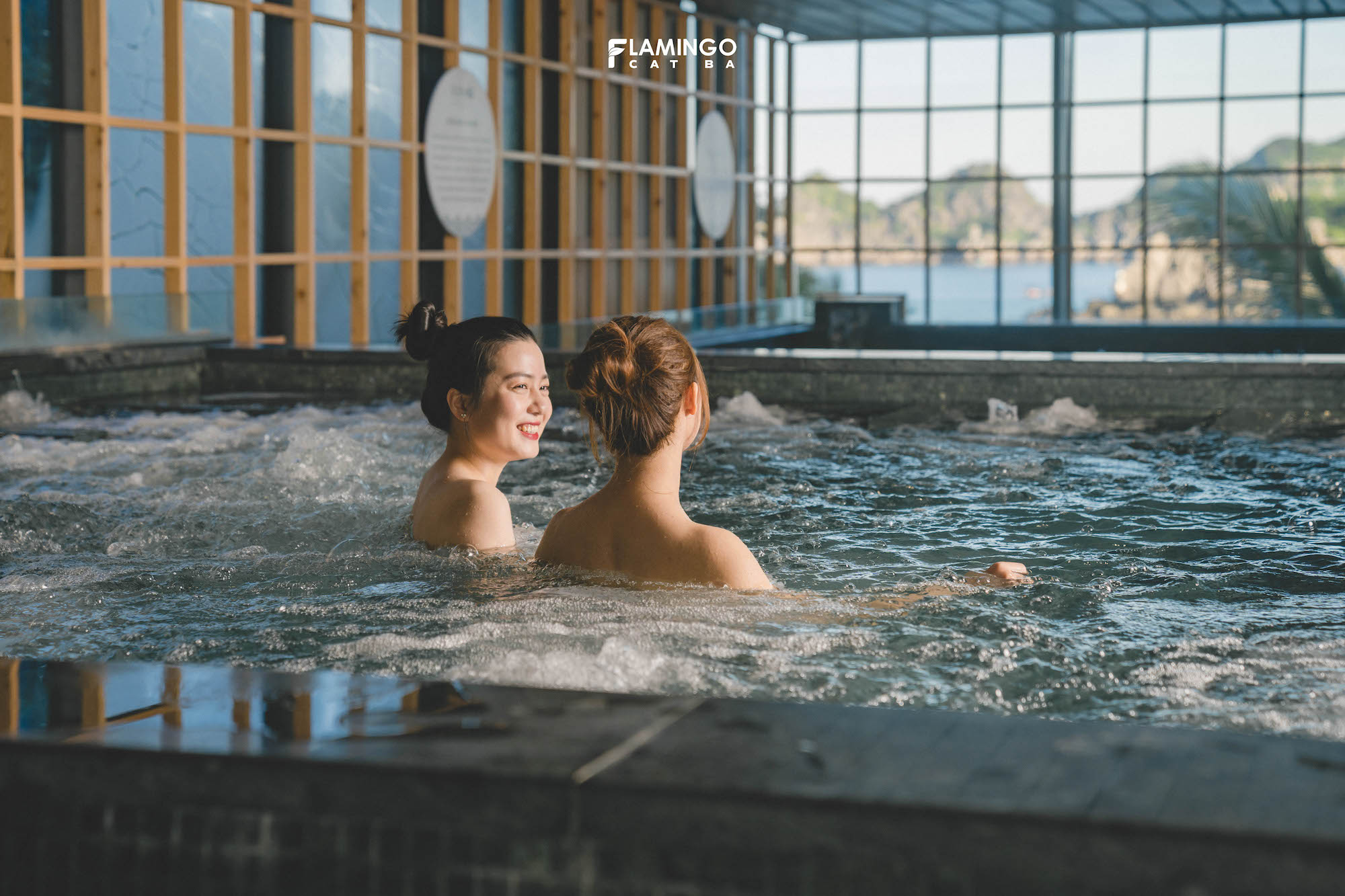 Miễn phí tắm Onsen chuẩn Nhật khi đặt phòng Flamingo Cát Bà