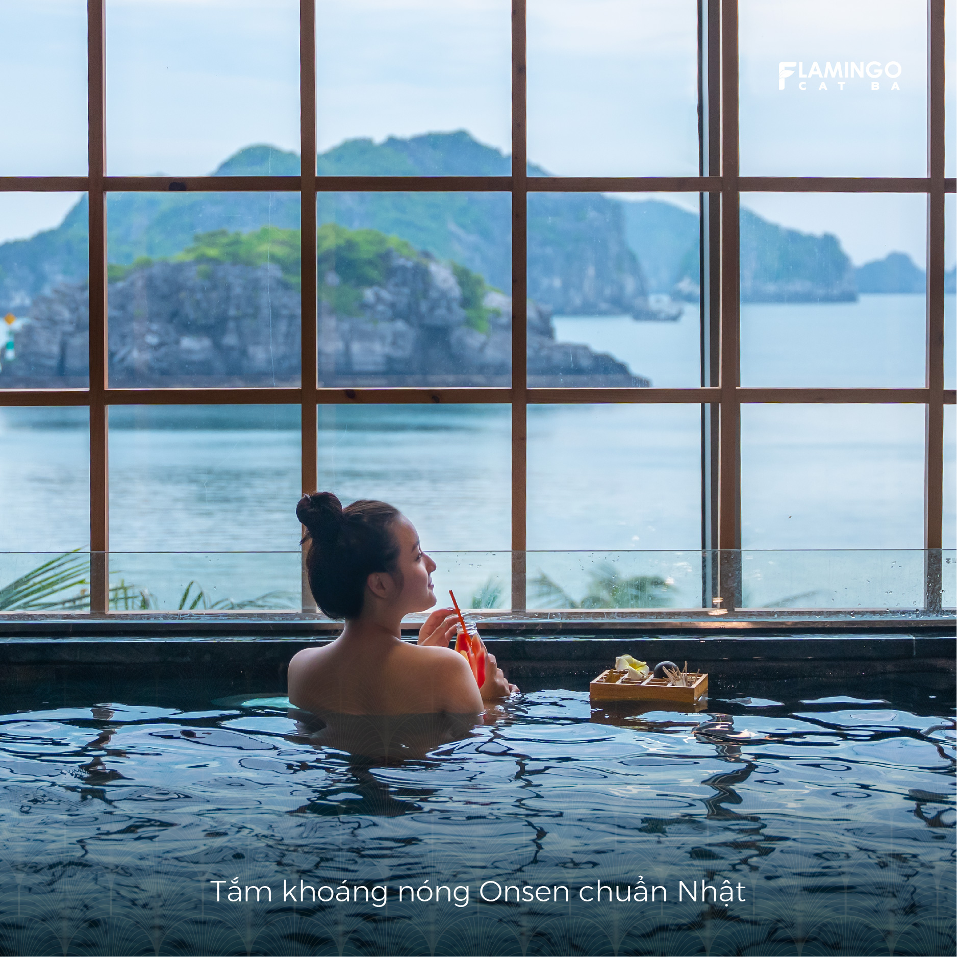 Tắm khoáng nóng Onsen Nhật Bản tại Flamingo Cát Bà 01