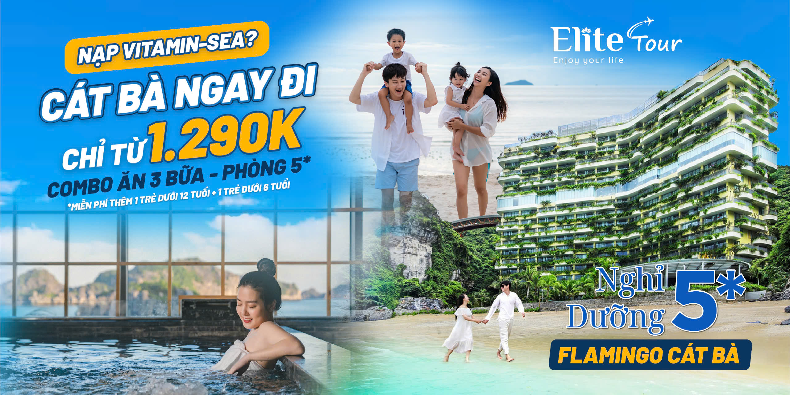 Combo ăn 3 bữa Flamingo Cát Bà