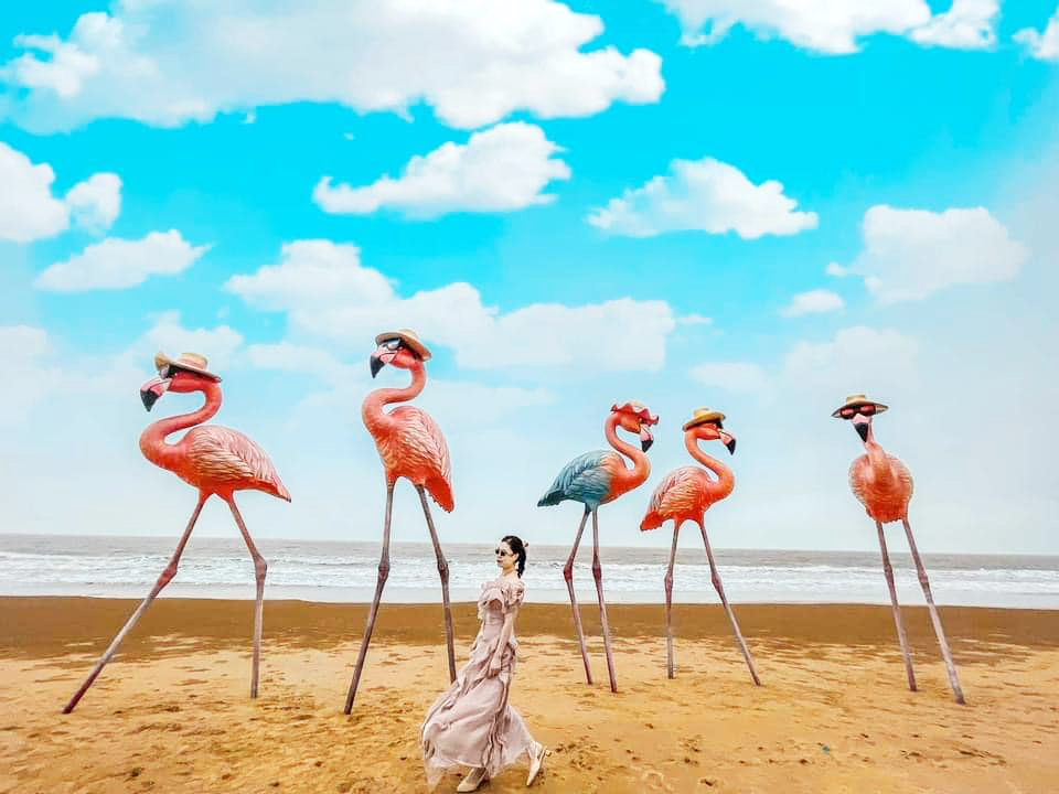 Chỗ check-in ở Flamingo Hải Tiến