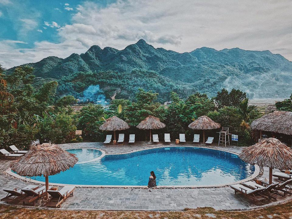 Bể bơi Mai Châu Ecolodge