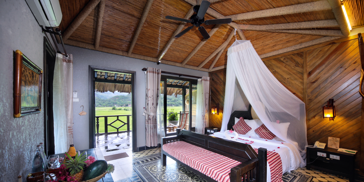 Phòng nghỉ tại Mai Châu Ecolodge