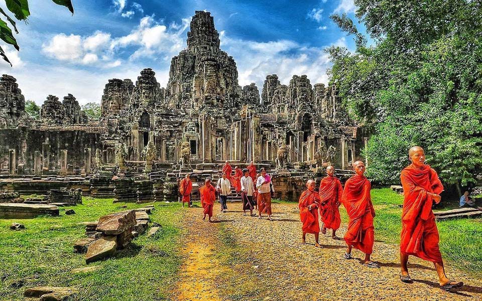 Prasat Bayon - Địa điểm du lịch Siem Reap, Campuchia nổi tiếng