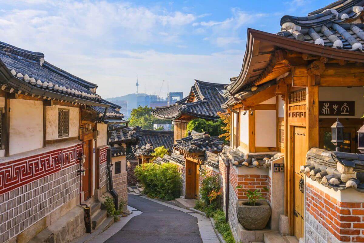 Làng truyền thống Bukchon Hanok, Seoul, Hàn Quốc