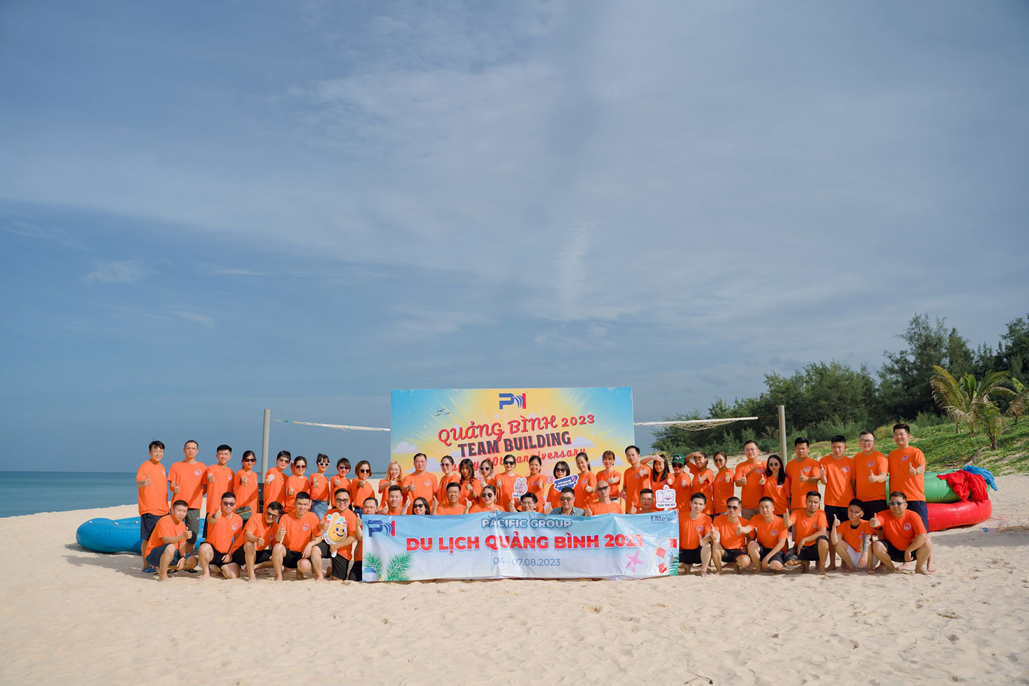 Teambuilding biển Quảng Bình