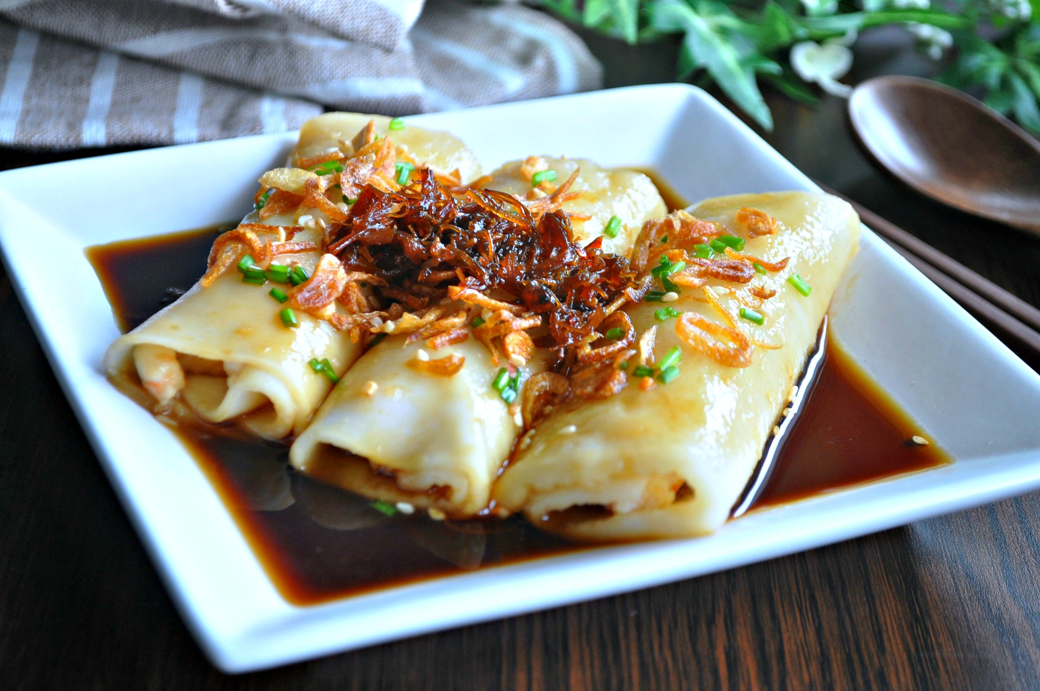 Chee Cheung Fun (Bánh cuốn Hồng Kông)