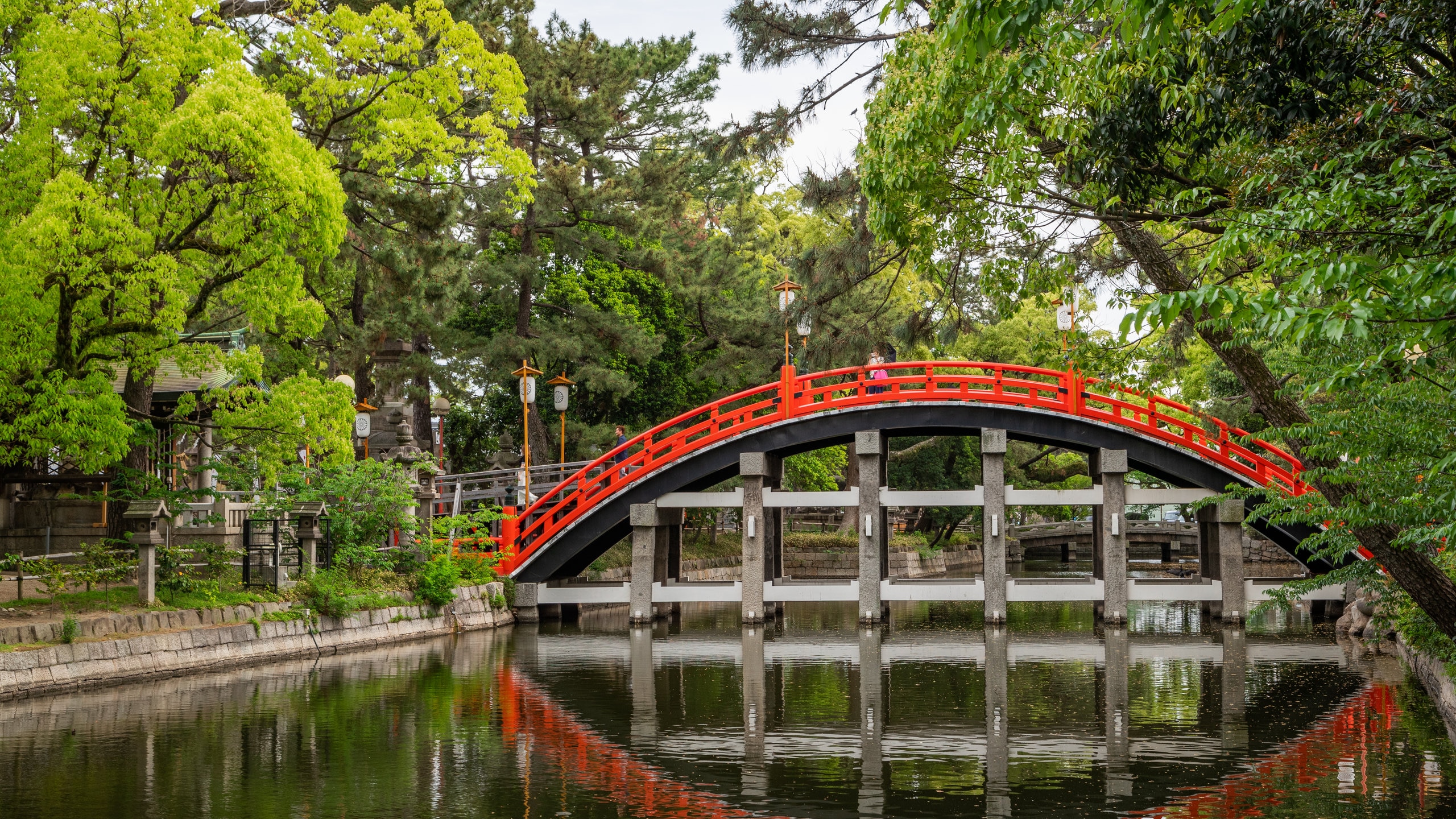 Đền Sumiyoshi Taisha, Osaka, Nhật Bản 01