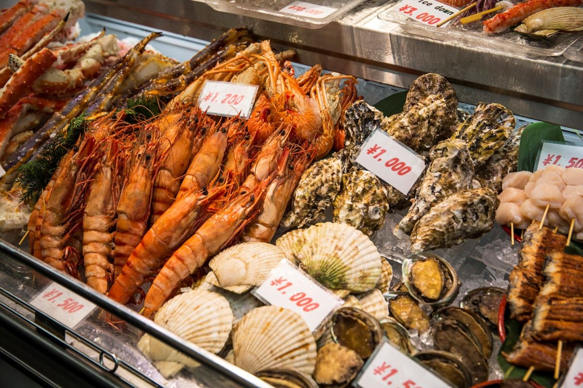 Chợ Kuromon Ichiba, Osaka, Nhật Bản 01