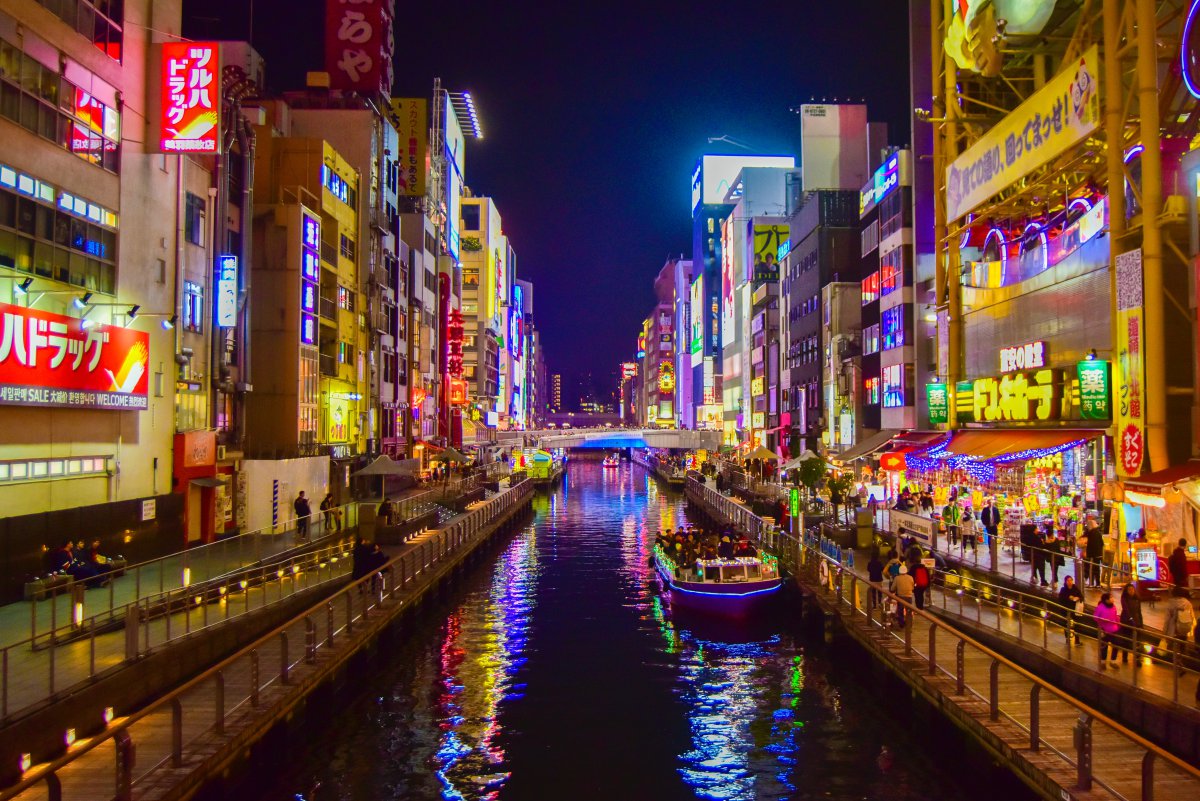 Dotonbori, Minami, Osaka Nhật Bản