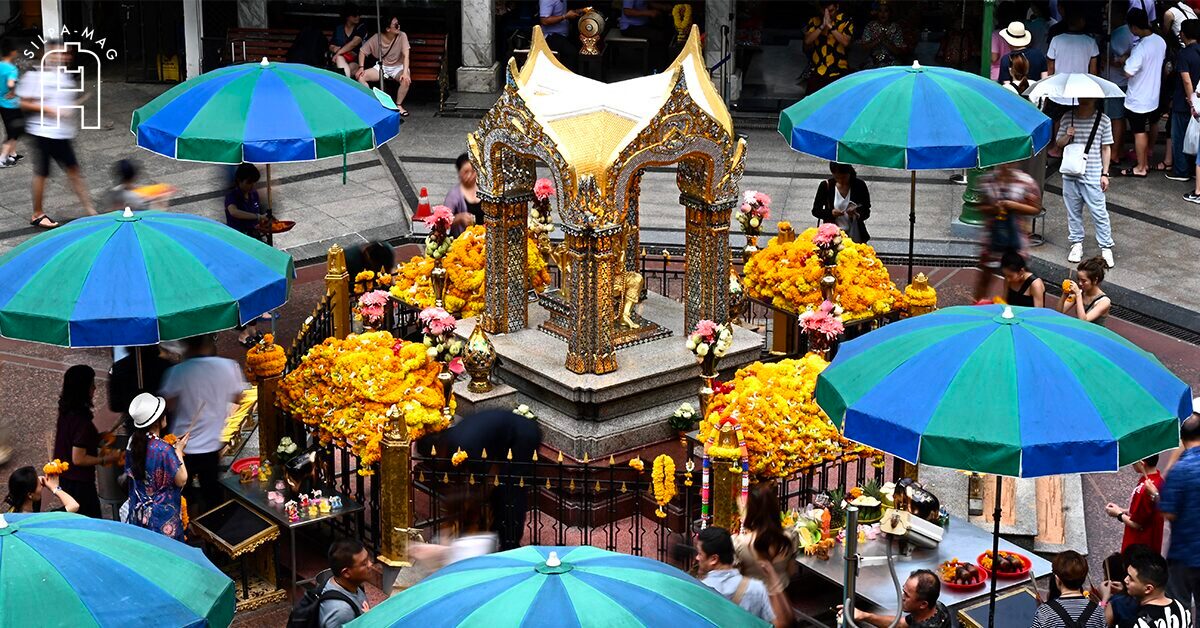 Đền Erawan - Địa điểm du lịch nổi tiếng trong tour Bangkok Pattaya