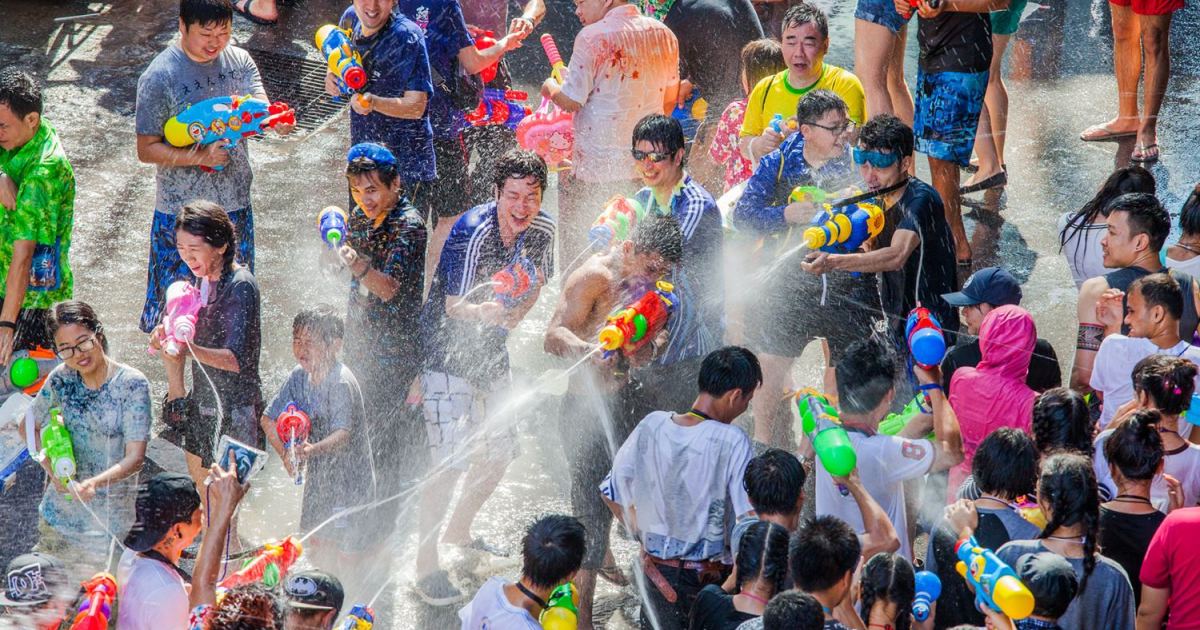 Lễ hội Té nước Thái Lan - Songkran 01