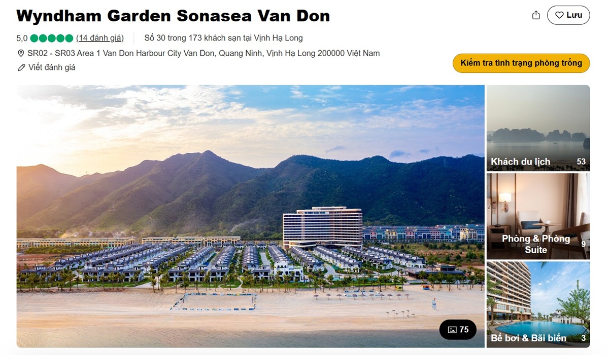 Bài đánh giá về Wyndham Garden Sonasea Vân Đồn