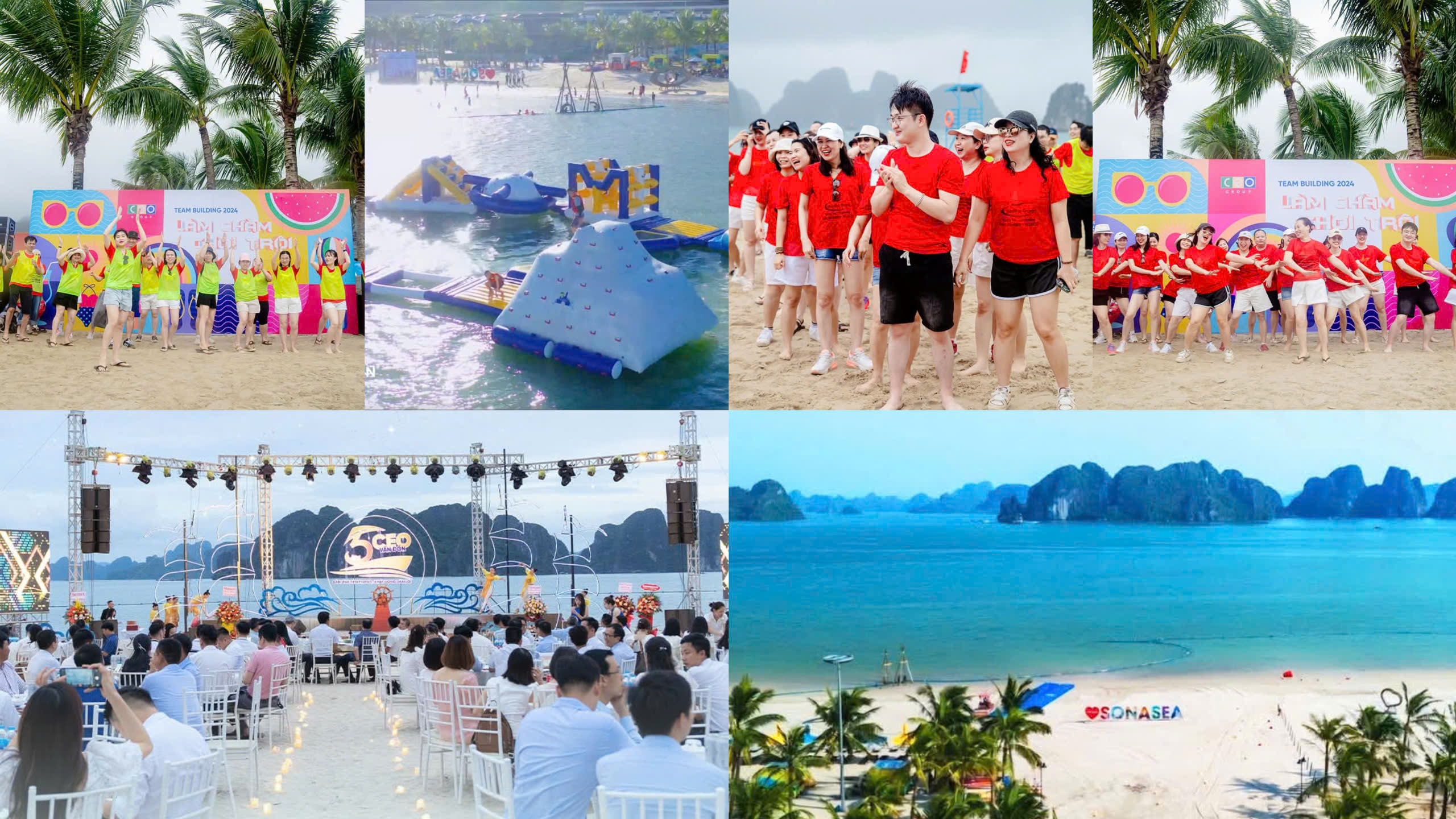 Tổ chức Teambuilding ở Sonasea Vân Đồn